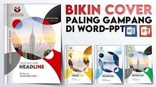 Cara Desain Cover Makalah Laporan Proposal yang Bagus di Ms Word PPT