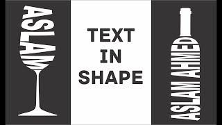 Text in Shape with Corel Draw