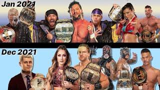 Every Champion in AEW 2021 | ALL TITLE REIGNS