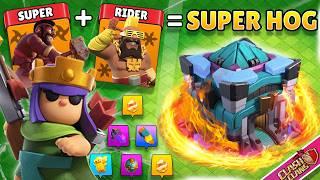 #1 Easy Super Troop Army || Th13 Super Hog Rider Attack Strategy (Top 3)