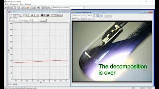 Разложение основного карбоната меди / Decomposition of basic copper carbonate