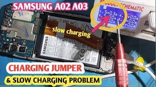 Samsung A02 A03s charging jumper | samsung M03s slow charging problem