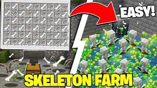 Easy AFK Skeleton Mob XP Farm for Minecraft Bedrock 1.21 (2024)