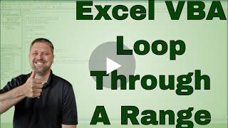 Looping through the Cells in a Range in Excel VBA (Macro) - Code Included