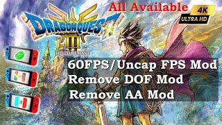 Dragon Quest 3 HD-2D Remake ~4K  60FPS/Uncap FPS Mod & Others | Sudachi v1.0.11 ( Yuzu ) | PC Switch