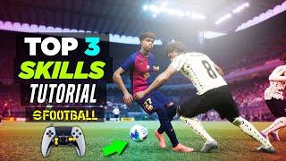 eFootball | TOP 3 SKILLS TUTORIAL - You Need To Know! In-Depth Dribbling Guide!