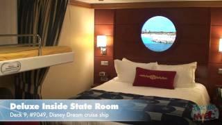 Tour a Deluxe Inside State Room with Magical Porthole on the Disney Dream cruise ship