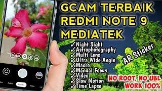 Gcam Terbaik Redmi Note 9 Mediatek, No Root No UBL | Best Gcam Redmi Note 9
