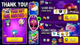 THANK YOU MATCH MASTERS/ 2 Solo/ Moves Multiplier Cosmic Rush/ Color Crush Score Rally