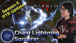 New Axial Conduit Unique for Chain Lightning Sorcerer - Season 5 PTR Update  - Diablo 4 Build Guide