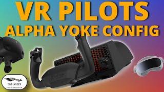 Alpha Yoke Config for VR Pilots | Essential & recommended settings | Plus BBD Thruxton Aerodrome