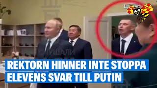 Eleven svarar Putin – då får rektorn panik