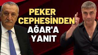 Sedat Peker cephesinden Ağar'a yanıt