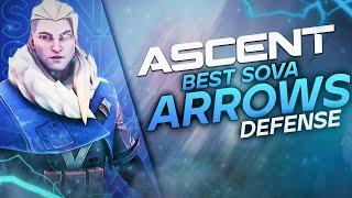 BEST SOVA LINEUPS ASCENT - DEFENSIVE ARROWS - VALORANT