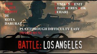 Battle: Los Angeles Playthrough Difficulty Easy (Speed Run)