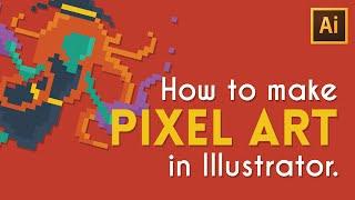 Pixel Art in Illustrator | Illustrator Tutorial