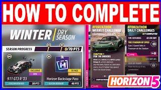 Forza Horizon 5 Winter Dry Season Festival Playlist - Series 40 Horizon Track Day - Update 40