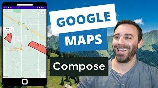 Android Google Maps with Jetpack Compose 2023