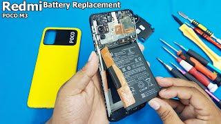 Xiaomi Redmi Mobile Battery Replacement | How to Replace Mi Poco M3 Battery