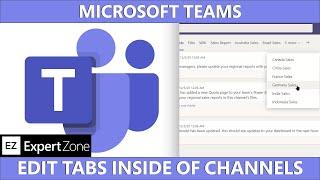 Microsoft Teams - Tabs in Channels | Tips and Tricks