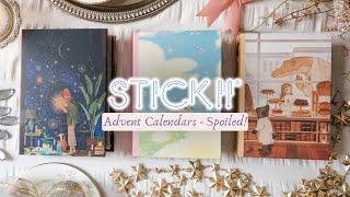 Completely SPOILING the STICKII Pop, Vintage & Cute Sticker Advent Calendars 