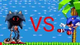 Sonic exe vs sonic eyx (dc2/Рисуем мультфильмы 2)