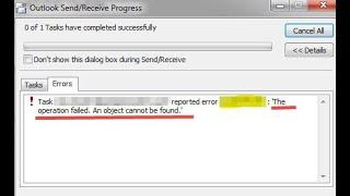 Sending reported error  0x8004010F  Outlook data file can not be accessed #ViralAndTechnology