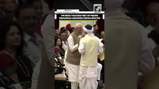 PM Modi touches feet of Padma Shri Awardee Drona Bhuyan