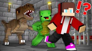 Dinosaur Prison Escape in Minecraft - Maizen JJ and Mikey