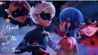 Miraculous Ladybug The Movie Marinette & Adrien Rewrite The Stars 4K