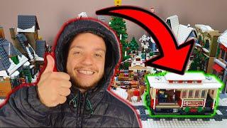 LEGO VLOG #53 - Pokládáme koleje ve Vánoční Vesnici!