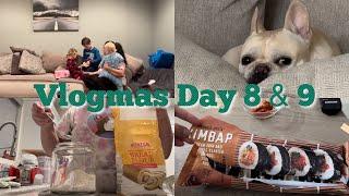 Day as a nanny, feeding my sourdough starter & kimbap taste test | Vlogmas 8 & 9