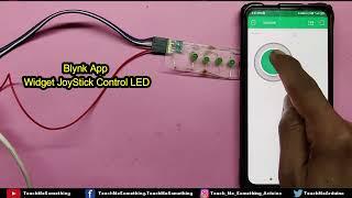 Blynk App Widget JoyStick Control LED