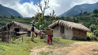 Nepali Mountain Village Life in Silpachar | The relaxing Mountain Village in nepal | TheVillageNepal