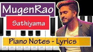 Sathiyama Naan Sollura di | Mugen Rao | Piano / Keyboard Tutor | Cover | Lyrics | Sheet Music