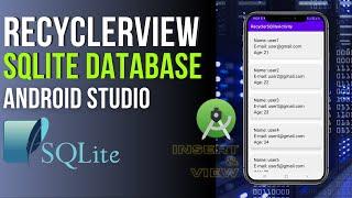 RecyclerView with SQLite Database | Populate RecyclerView with SQLite Database | Source Code