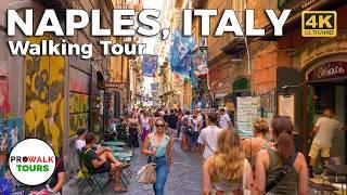 Naples Italy  (ASMR - Binaural City Sound) Walking Tour ‍️- Prowalk Tours