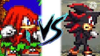 Knuckles Vs Shadow | Sprite Animation