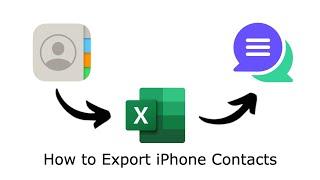 How to export iPhone contacts into a spreadsheet