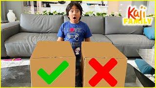 Don't Choose The Wrong Box Challenge and more!!!!