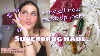 Superdrug Hair and Make up HAUL| Testing all my new products so you don't have to.