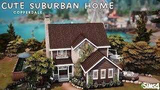 Cute Suburban Home in Copperdale | NoCC | Stop Motion Build | The Sims 4