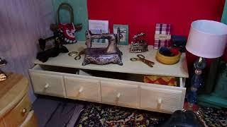 #SEWING ROOM MAKE OVER #DOLLHOUSE MINIATURE CREATION