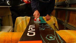 Waxing My Snowboard!