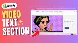 Shopify Video with Text Custom Section |Boost Customers Experience instantly | Paid Source File