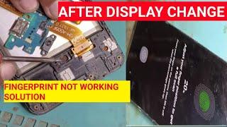 SAMSUNG A50S A50 A30 A30S AFTER DISPLAY REPLACE FINGERPRINT NOT WORKING PROBLEM SOLUTION