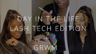 Day In The Life Lash Tech Edition + GRWM