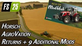  Horsch AgroVation and 9 additional mods  Farming Simulator 25 News