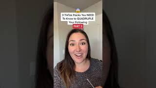 3 TikTok Growth Hacks You Need To Know For More Followers