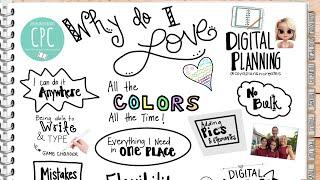Why I Love Digital Planning | GoodNotes Digital Planner vs. Paper Planner #digitalplanning